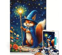 1000 Piece Puzzle For Adults The Wizzaard Red Squirrel Brain Teaser Game Difficult Hard Improving Love between Couples 50x75cm
