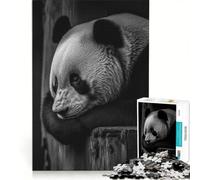 1000 Piece Puzzle For Adults Thinking Panda Poster Brain Teaser Game Difficult Hard Improving Love between Couples 50x75cm