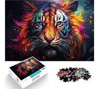 1000 Piece Puzzle For Adults Tiger Hand speed competition 26x38cm for is ideal as a gift for the whole family for 14 year olds