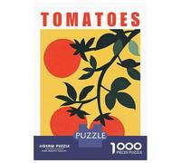 1000 Piece Puzzle for Adults, Tomatoes Minimalist Kitchen Art Print Artwork, Mindfulness Activity, for Puzzle Lovers, Pieces, 38x26cm/1000pcs