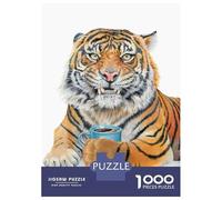 1000 Piece Puzzle for Adults, Too Early Tiger Artwork, Mindfulness Activity, Idea, Durable Puzzle Pieces, 38x26cm/1000pcs