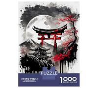 1000 Piece Puzzle For Adults Torii Gate And Japan Icon Adult Jigsaw Puzzle Relaxing Games Birthday Present Deal As Gifts for The Whole Family 38x26cm/1000pcs