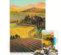 1000 Piece Puzzle For Adults Tuscany, Educational Game, Difficult Challenge, Enhance Love between Couples 50x75cm
