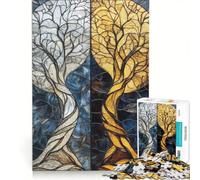 1000 Piece Puzzle For Adults Twilight Symphony︰ Duality of Light And Shadow, Impossible Game, Staycation Kill Time, Birthday Present,Travel Gifts, 50x75cm