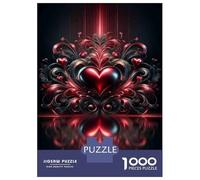 1000-piece Puzzle for Adults Valentine's Day Heart Decorations Jigsaw for Adults Anti-Stress Toys Difficult Challenge Unique Birthday And Xmas Gifts 52x38cm/1000pcs