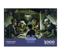 1000 Piece Puzzle for Adults, Van Gogh The Potato Eaters Artwork, Mindfulness Activity, Winter Indoor Entertainment, Durable Puzzle Pieces, 70x50cm/1000pcs