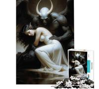 1000 Piece Puzzle For Adults Veil of Shadows for Educational Game Challenge Toy for Educational Game A Work of Art Great Gifts for Games (Size 38x52cm)