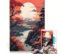 1000 Piece Puzzle For Adults Views Sakura Trees Educational Toy Parent-child Interaction Unique Birthday And Xmas Gifts 38x52cm