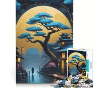 1000 Piece Puzzle For Adults Vintage Bonsai Tree Educational Toy Parent-child Interaction Unique Birthday And Xmas Gifts 38x26cm