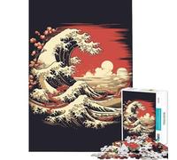1000 Piece Puzzle For Adults Vintage Japan Landscapes Fun Activities at Home Home Art Decor Relaxing Games Suitable for Ages 14 And Up (38x52cm)
