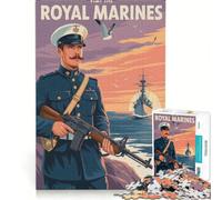 1000 Piece Puzzle For Adults Visit The Royal Marines Poster Impossible Game Fun Activities at Home Christmas Birthday Gifts 38x52cm