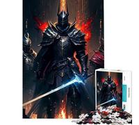 1000-piece Puzzle for Adults Warrior of The Darkness Toy Intellectual Game Brain Teaser Game Analysis And Logic Gifts for Women Men (Size 38x52cm)