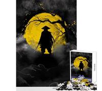 1000-piece Puzzle for Adults Warrior Shilhouette Puzzles for Teenagers Staycation Kill Time Help The Brain Exercise Unique Birthday And Gifts (50x75cm)