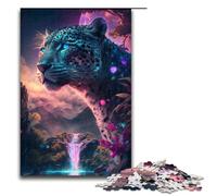 1000 Piece Puzzle For Adults Waterfall Jaguar Game Puzzles for Is Ideal As A Gift for The Whole Family 75x50cm
