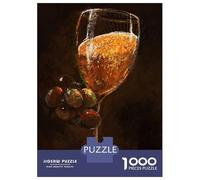 1000 Piece Puzzle for Adults, Weightless Champagne 1 Artwork, Creative Leisure Activity, Seasonal Gift Choice, Precision Cut Pieces, 70x50cm/1000pcs