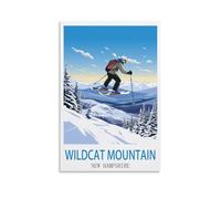 1000 Piece Puzzle for Adults Wildcat Mountain New Hampshire Ski Paper Jigsaw Puzzle 1000 Pieces Adult Toys Decompression Game 52x38cm