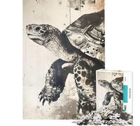 1000-piece Puzzle for Adults Wise Old Turtle Help The Brain Exercise Difficult Challenge Relaxing Games for 14+ Puzzle Game Offered (38x26cm)