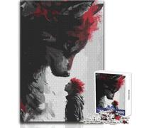 1000 Piece Puzzle For Adults Wolf And Boy Enjoy Gentle Leisure Relaxation Stable Fit Accurate Cutting Toy Size 38x52cm