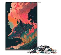 1000 Piece Puzzle for Adults Wolf Legendary Jigsaw for Educational Game Challenge Toy Artwork Gift 75x50cm