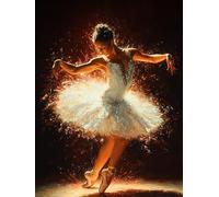 1000 Piece Puzzle for Adults, Wooden Puzzle - Dancing Girl, Puzzles with Letters on Back, Impossible Hard Difficult Challenging Puzzles for Adults, Fun and Challenging Family Game (C1, 1500 PCS)