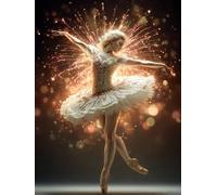 1000 Piece Puzzle for Adults, Wooden Puzzle - Dancing Girl, Puzzles with Letters on Back, Impossible Hard Difficult Challenging Puzzles for Adults, Fun and Challenging Family Game (A1, 1000 PCS)