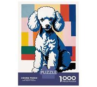 1000-piece Puzzle for Adults World Poodle Day Art Print Jigsaw for Adults Anti-Stress Toys Difficult Challenge Unique Birthday And Xmas Gifts 70x50cm/1000pcs