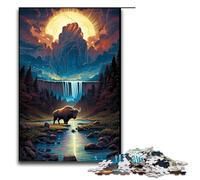 1000 Piece Puzzle For Adults Yellowstone National Park USA Family Activity Jigsaw Family Game Stress Reliever Difficult Challenge Puzzle 75x50cm