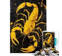 1000 Piece Puzzle For Adults Zodiac Scorpio Jigsaw Puzzle Toy Wall Decor A Work of Art Deal As Gifts for The Whole Family (Size 38x52cm)