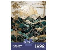 1000 Piece Puzzle For Teenagers Abstract Mountain Sunset Puzzles for Adults Toy Wall Decor Staycation Kill Time for Is Ideal As A Gift 52x38cm/1000pcs