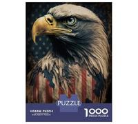 1000 Piece Puzzle For Teenagers American Bald Eagle Teenager Puzzles Hands-on Game A Work of Art Unique Gifts for Birthday And Christmas 70x50cm/1000pcs