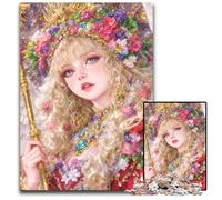 1000-piece Puzzle for Teenagers Anime Girl Wooden Jigsaw Puzzles for 14+ Difficult to Complete But Fun And Humorous Birthday Gift 50X75CM