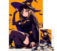 1000 Piece Puzzle For Teenagers Anime Witch Halloween Jigsaws for Adults Puzzle Birthday Present Every Piece Is Unique - Unique Birthday And Xmas Gifts (50x75cm)