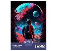 1000-piece Puzzle for Teenagers Astronaut in Outer Space Jigsaw for Adults Relax Games But Fun And Humorous Gifts for Friends And Family 70x50cm/1000pcs