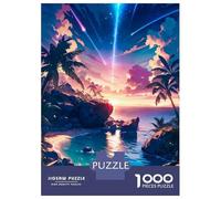 1000-piece Puzzle for Teenagers Azure Escape Jigsaws for Adults Hands-on Game Precision Cutting Great Gift for Gaming 70x50cm/1000pcs