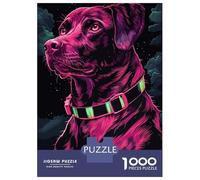 1000-piece Puzzle for Teenagers Beautiful Dog Jigsaws for Adults Hands-on Game Precision Cutting Great Gift for Gaming 52x38cm/1000pcs