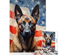 1000 Piece Puzzle For Teenagers Belgian Malinois Jigsaws for Adults Puzzle Birthday Present Every Piece Is Unique - Unique Birthday And Xmas Gifts (50x75cm)