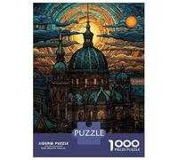 1000 Piece Puzzle For Teenagers Berlin Dark Art Noveau Puzzle for Adults Relaxing Games Pattern Assembly Birthday And Unique Gifts 38x26cm/1000pcs