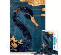 1000 Piece Puzzle For Teenagers Black Swan Exact Cut Art, Brain Teasing Play, Relax Time Game, Christmas Leisure Art (50x75cm)