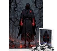 1000 Piece Puzzle For Teenagers Blood Assassin - Crimson Shadow Warrior Jigsaws for Adults Puzzle Hand Speed Race Every Piece Is Unique - Birthday Present, Gifts, (38x52cm)
