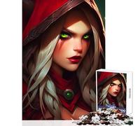 1000 Piece Puzzle For Teenagers Blood Night Sylvan Elf Zen Jigsaw for Teenagers Hand Speed Race Difficult And Challenge Birthday Present, Gifts, (38x26cm)