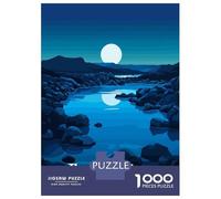 1000 Piece Puzzle For Teenagers Blue Lagoon Iceland Jigsaw Puzzle Anti-Stress Toys Presents for Women for Is Ideal As A Gift 38x26cm/1000pcs