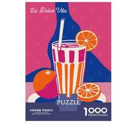 1000-piece Puzzle for Teenagers Blue Pink Kitchen Art Puzzles for Adults Relax Games Staycation Kill Time Challenging To Complete 38x26cm/1000pcs
