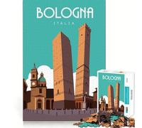 1000 Piece Puzzle For Teenagers Bologna Italy Smooth Joint Fun, Mind Game Gift, Restful Game Fun, Christmas Leisure Art (50x75cm)
