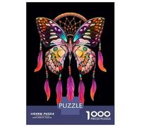 1000 Piece Puzzle For Teenagers Butterfly Dream Catcher Wall Art Puzzle for Adults Relaxing Games But Fun And Humorous for Is Ideal As A Gift 38x26cm/1000pcs