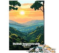 1000 Piece Puzzle For Teenagers Bwindi Impenetrable National Park Help The Brain Exercise Wall Decoration Anti-Stress Toys for And from 14 Years And over (50x75cm)