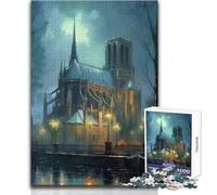 1000 Piece Puzzle For Teenagers Chartres Cathedral Paris Unique Challenge Game But Fun And Humorous Art Work Gift Size 38x26cm