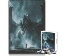 1000 Piece Puzzle For Teenagers Cinematic Giant Dragon Unique Challenge Game But Fun And Humorous Art Work Gift Size 50x75cm