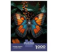 1000 Piece Puzzle For Teenagers Colorful Butterfly Wall Art-4 Jigsaws for Adults Hands-on Game Home Decoration Unique Gifts for Birthday And Christmas 38x26cm/1000pcs