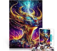 1000-piece puzzle for teenagers Cosmic Energy Demon Made of wood for 14+ for home decoration Gifts Ideas。size:50x75cm/19.68x29.52inch
