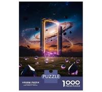 1000-piece Puzzle for Teenagers Cosmic Gateway Jigsaws for Adults Hands-on Game Precision Cutting Great Gift for Gaming 70x50cm/1000pcs